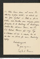 Nachlass Franz Steindachner, Brief von A. Brauer an Franz Steindachner (11.02.1904), Inv.Nr. 53.01, Seite 2